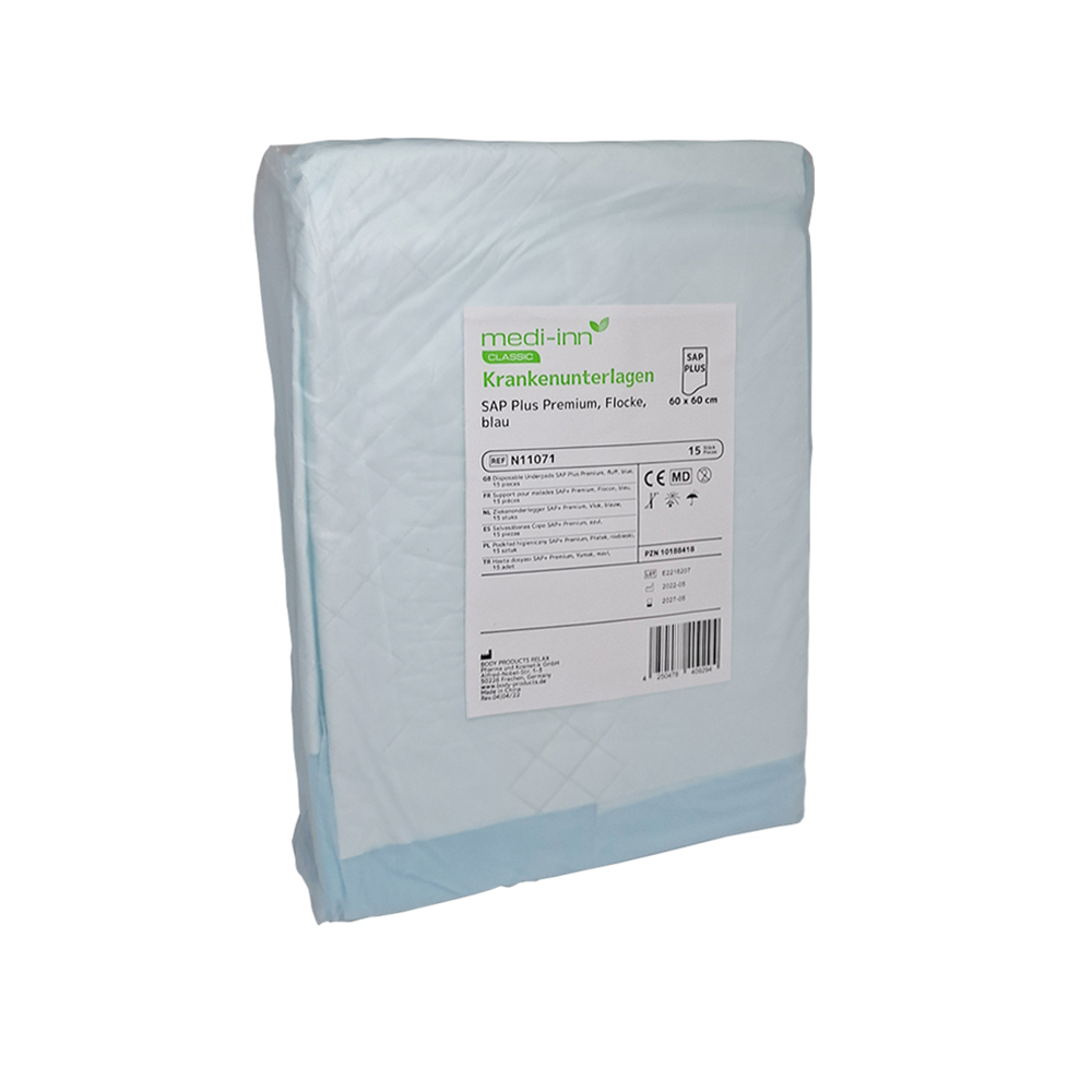 Medi-Inn Inkontinenční podložky 60 x 60 cm 15 ks