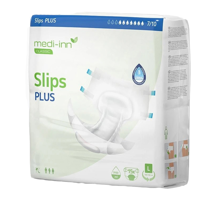 Medi-Inn Slips Inkontinenční kalhotky plus L 15 ks