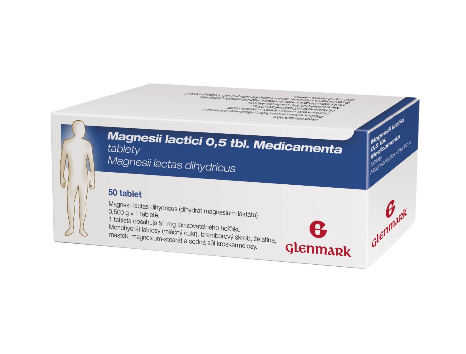 Medicamenta Magnesii lactici 0.5 tbl. 50 tablet