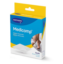 MEDICOMP Kompres sterilní 7.5 x 7.5 10 kusů