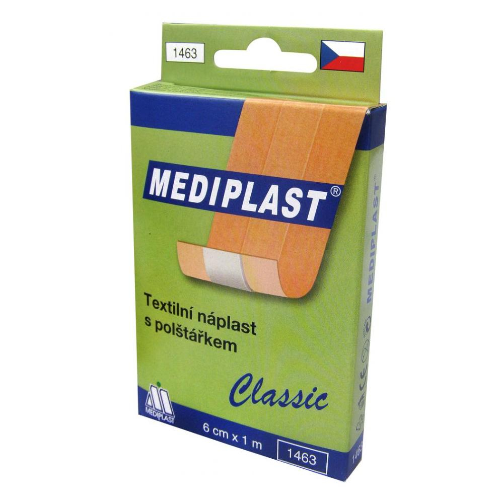 MEDIPLAST rychloobvaz textilní náplast 6 cm x 1 m