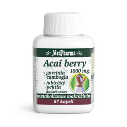 MEDPHARMA Acai berry 1000 mg + garcinia 67 kapslí