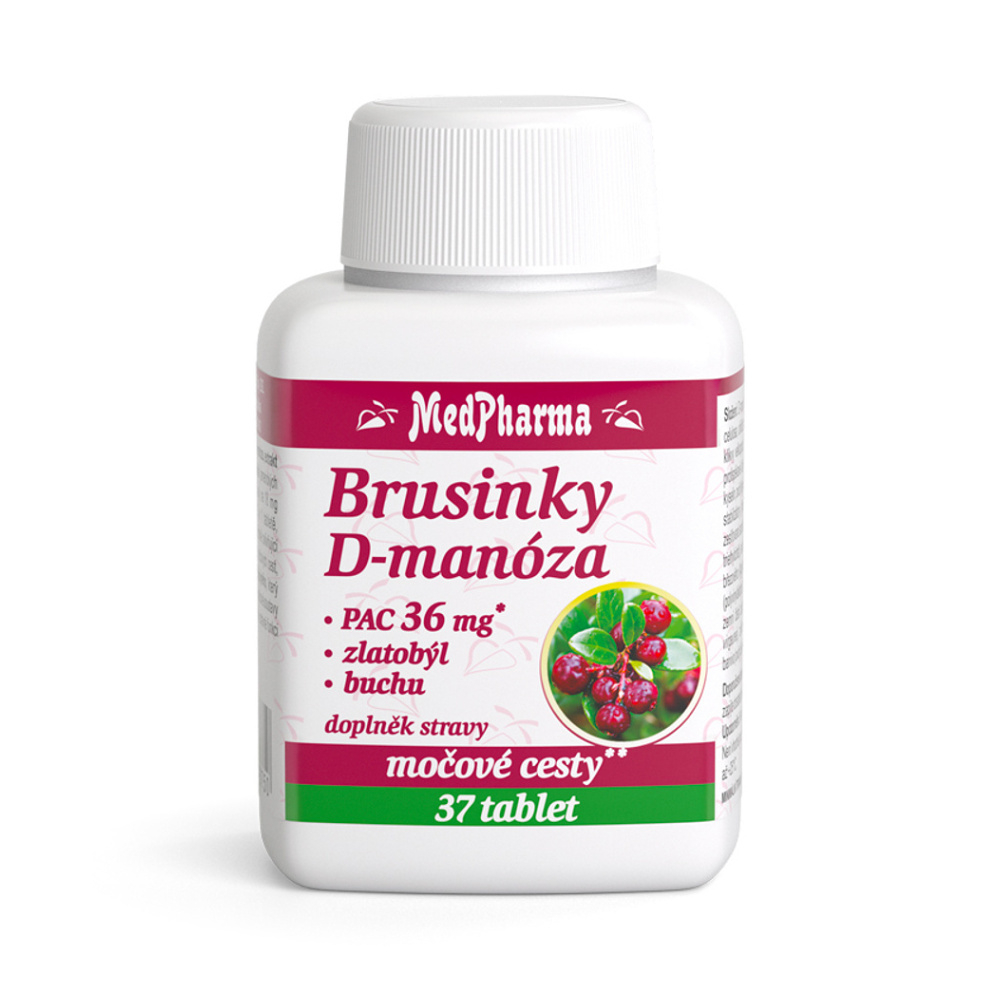 MEDPHARMA Brusinky D-manóza 37 tablet