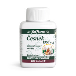 MEDPHARMA Česnek 1500 mg 107 tobolek VÝHODNÉ balení
