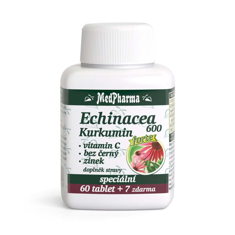 MEDPHARMA Echinacea Kurkumin 600 Forte 67 tablet