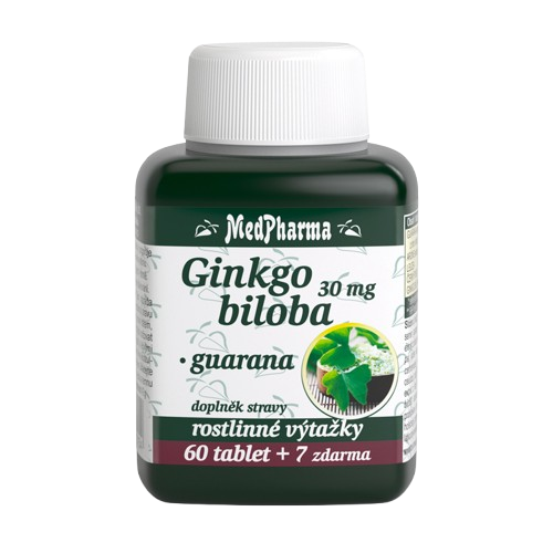 MEDPHARMA Ginkgo biloba+Guarana 67 tablet