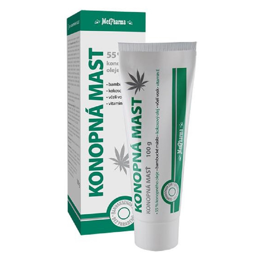 MEDPHARMA Konopná mast 55 % konopného oleje 100 g