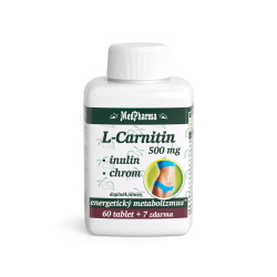 MEDPHARMA L-Carnitin 500 mg + inulin + chrom  67 tablet