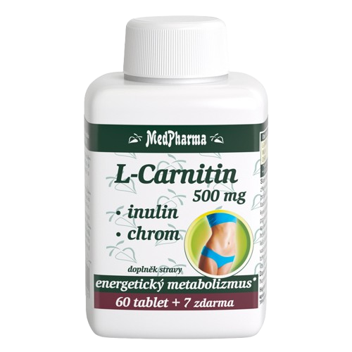MEDPHARMA L-Carnitin 500 mg+Inulin+Chrom 67 tablet