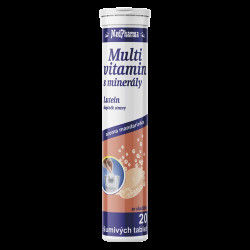 MEDPHARMA Multiv.s miner.+Lutein 20 šumivých tablet