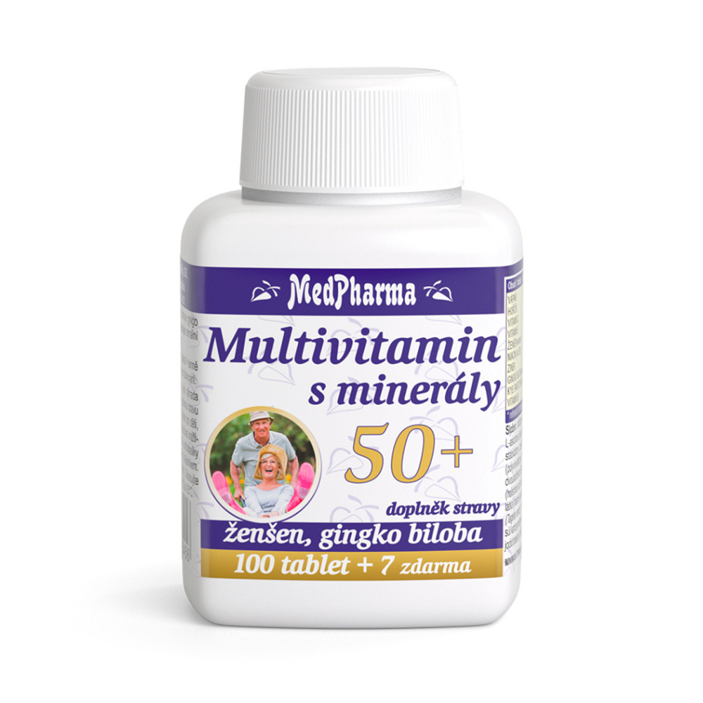 MEDPHARMA Multivitamin s minerály 50+  107 tablet