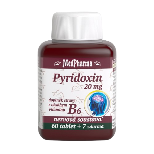 MEDPHARMA Pyridoxin (vitamin B6) 20 mg 67 tablet