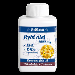 MEDPHARMA Rybí olej 1000 mg +EPA+DHA 107 tobolek