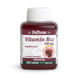 MEDPHARMA Vitamin B12 500 mcg 107 tablet