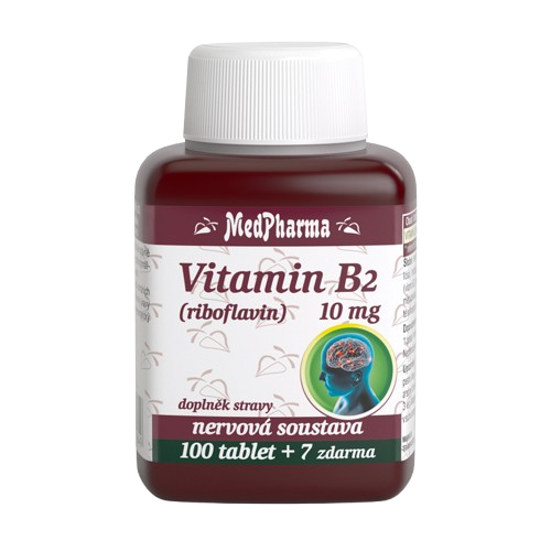 MEDPHARMA Vitamin B2 (riboflavin) 10mg 107 tablet