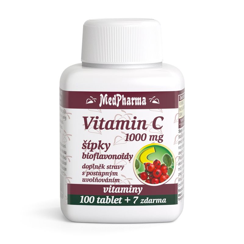 MedPharma Vitamin C 1000 mg s šípky 107 tablet