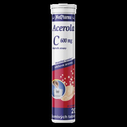 MEDPHARMA Vitamin C 600 mg Acerola 20 šumivých tablet