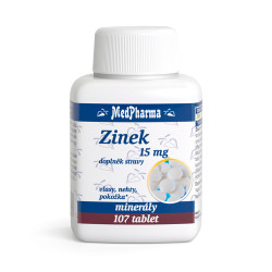 MEDPHARMA Zinek 15 mg 107 tablet