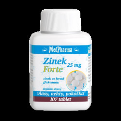 MEDPHARMA Zinek 25 mg Forte 107 tablet