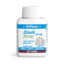 MEDPHARMA Zinek Forte 25 mg 107 tablet
