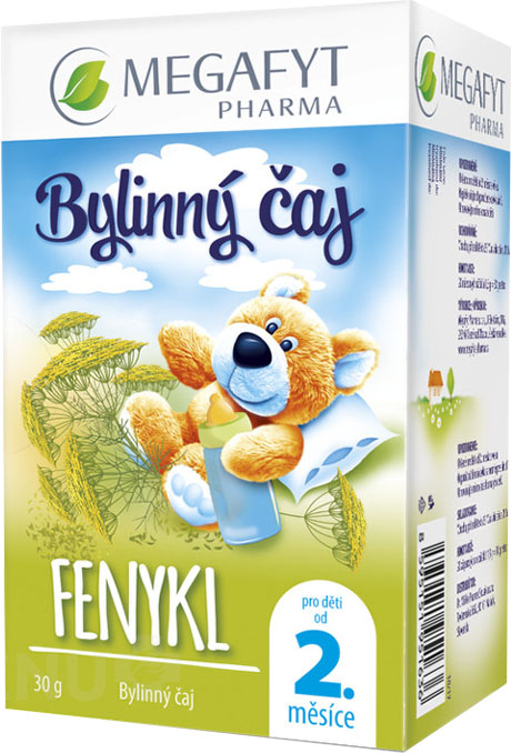 MEGAFYT Bylinný čaj fenykl pro děti 30g 20 sáčků