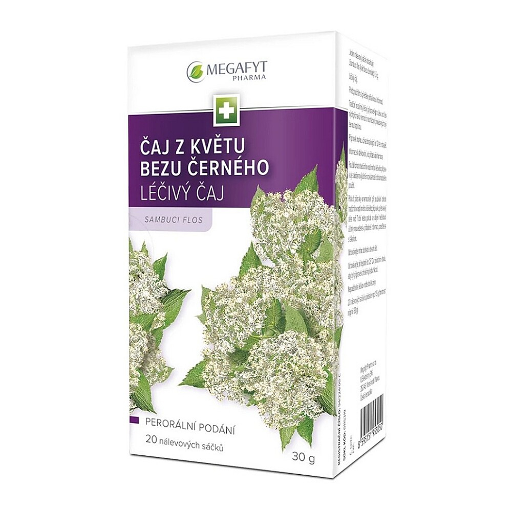 MEGAFYT Čaj z květu bezu černého 20 sáčků