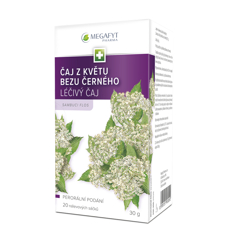 Megafyt Čaj z květu bezu černého nálevové sáčky 20x1,5 g
