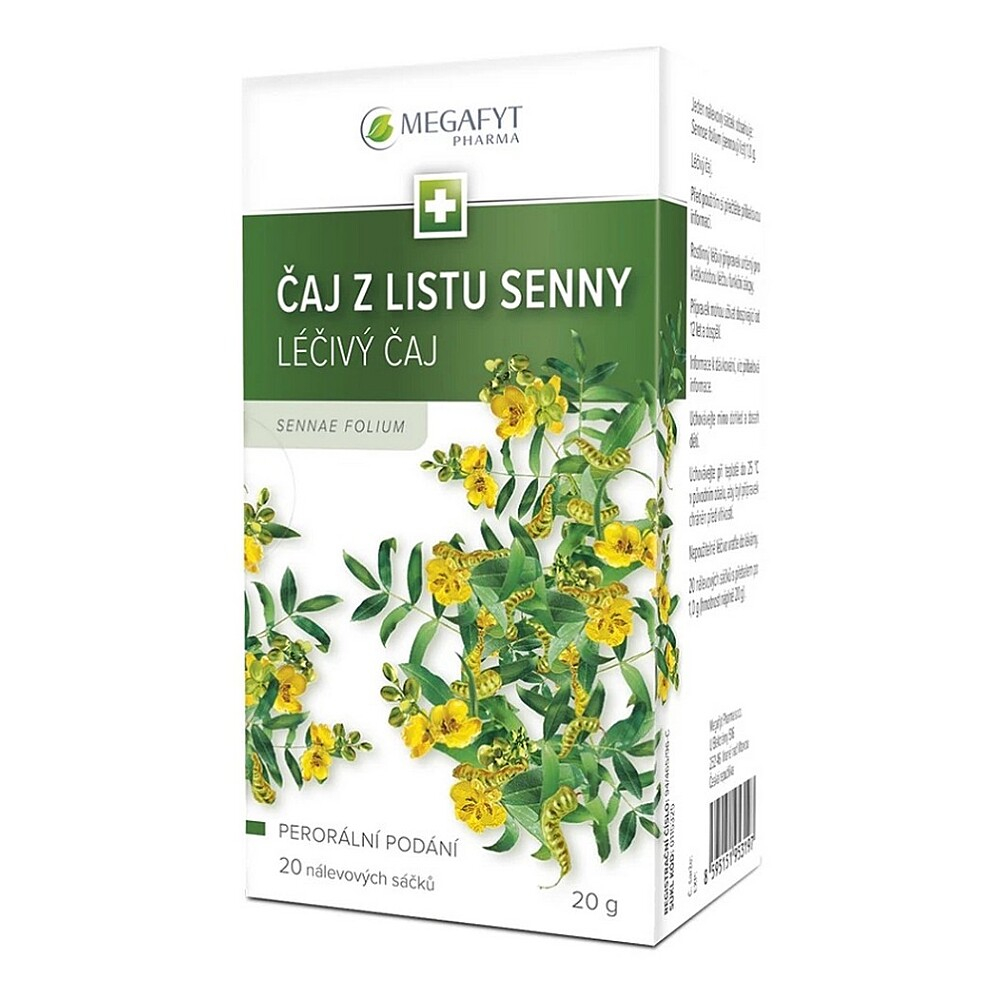 MEGAFYT Čaj z listu senny 20 sáčků