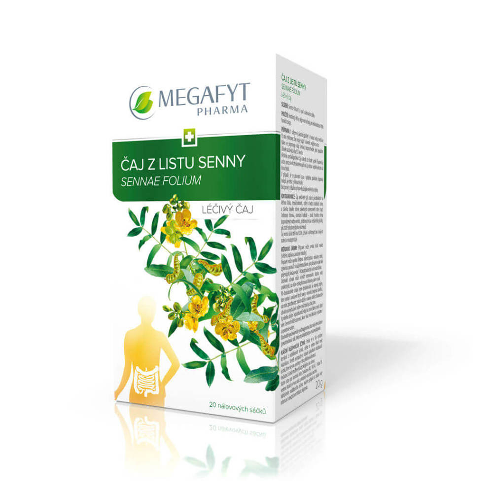 MEGAFYT Čaj z listu senny porcovaný 20 sáčků