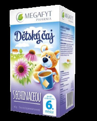 MEGAFYT Dětský čaj s echinaceou 20 x 2 g