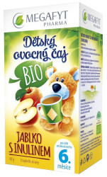 MEGAFYT Dětský ovocný čaj BIO jablko s inulinem 20 x 2 g