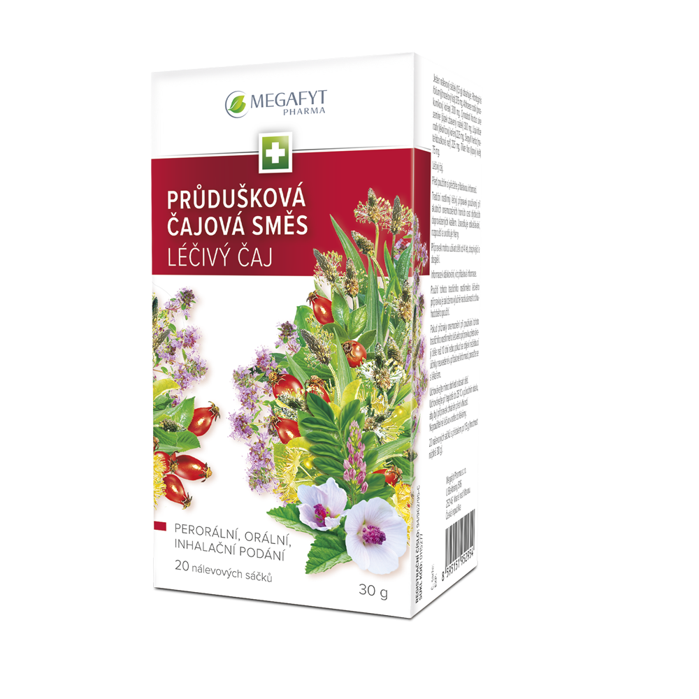 Megafyt Průdušková čajová směs nálevové sáčky 20x1,5 g