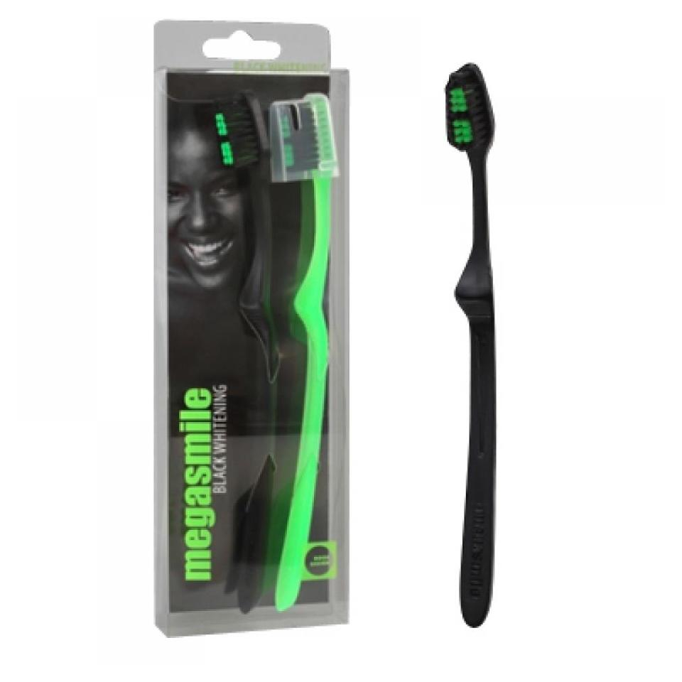 MEGASMILE Zubní kartáček Black Whitening 2 kusy