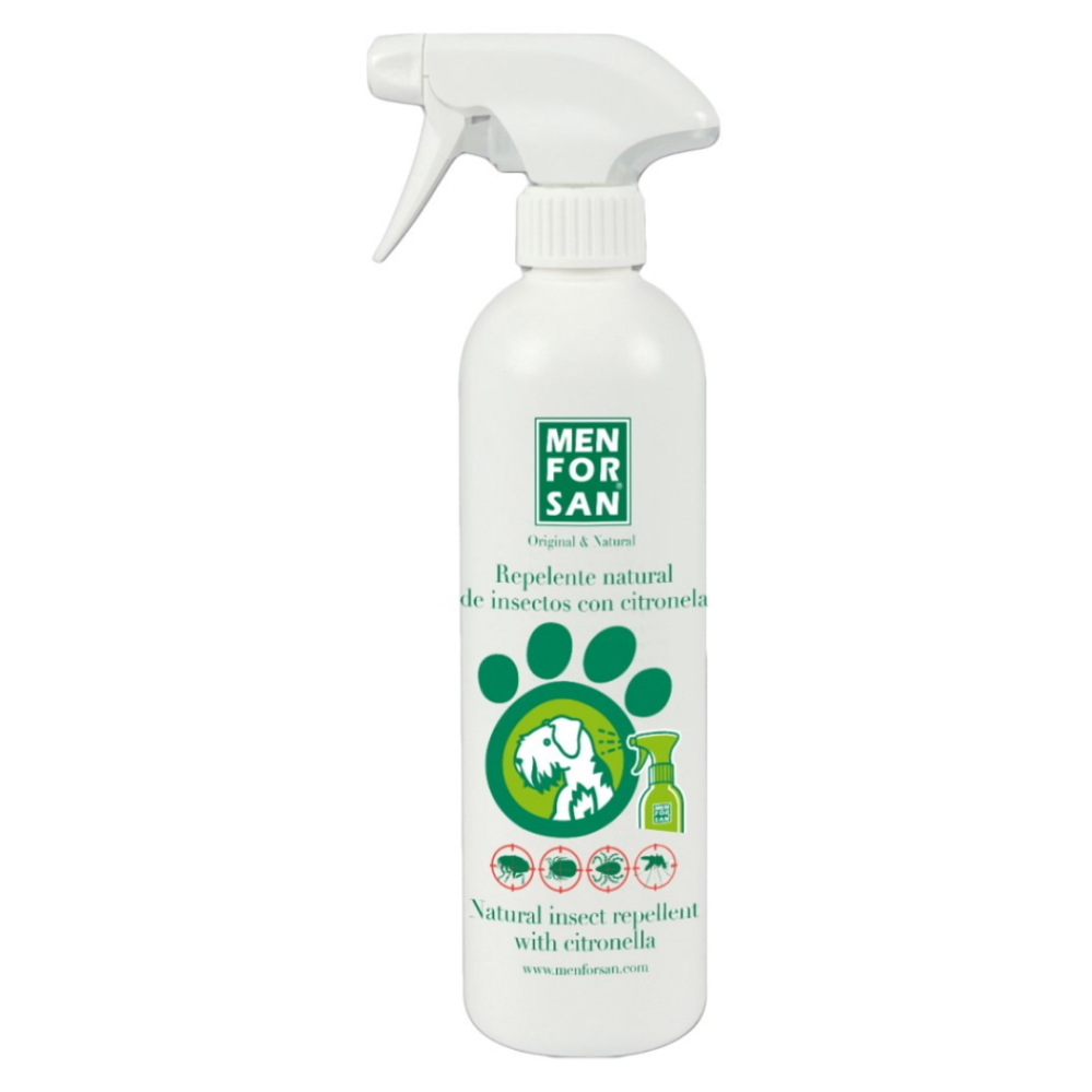 MENFORSAN Přírodní repelent pro psy proti hmyzu s extraktem z citronely 500 ml