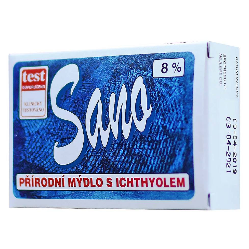 MERCO Sano mýdlo s ichtyolem 8 % 100 g