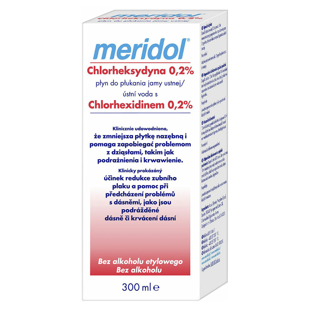 MERIDOL Chlorhexidine 0,2 % Ústní voda 300 ml