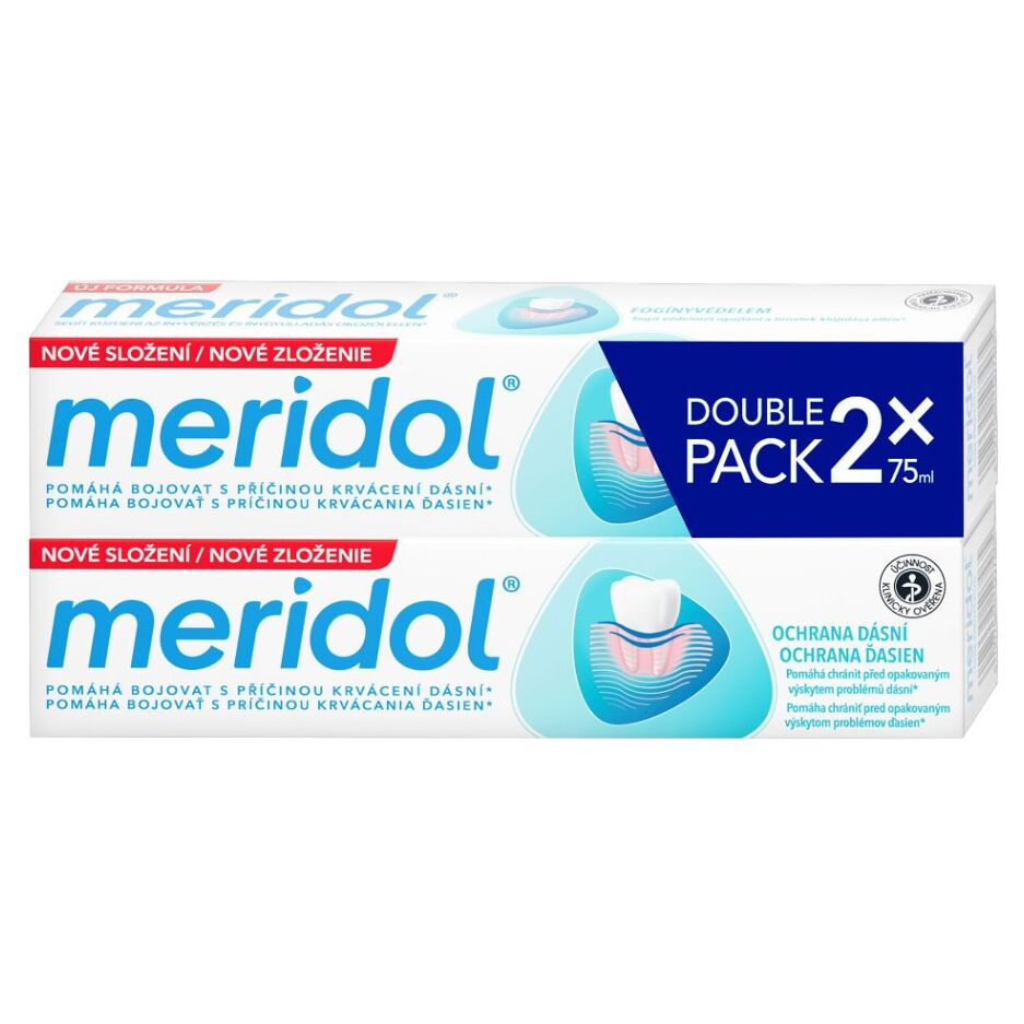 MERIDOL Gum protection Zubní pasta pro ochranu dásní 2x 75 ml