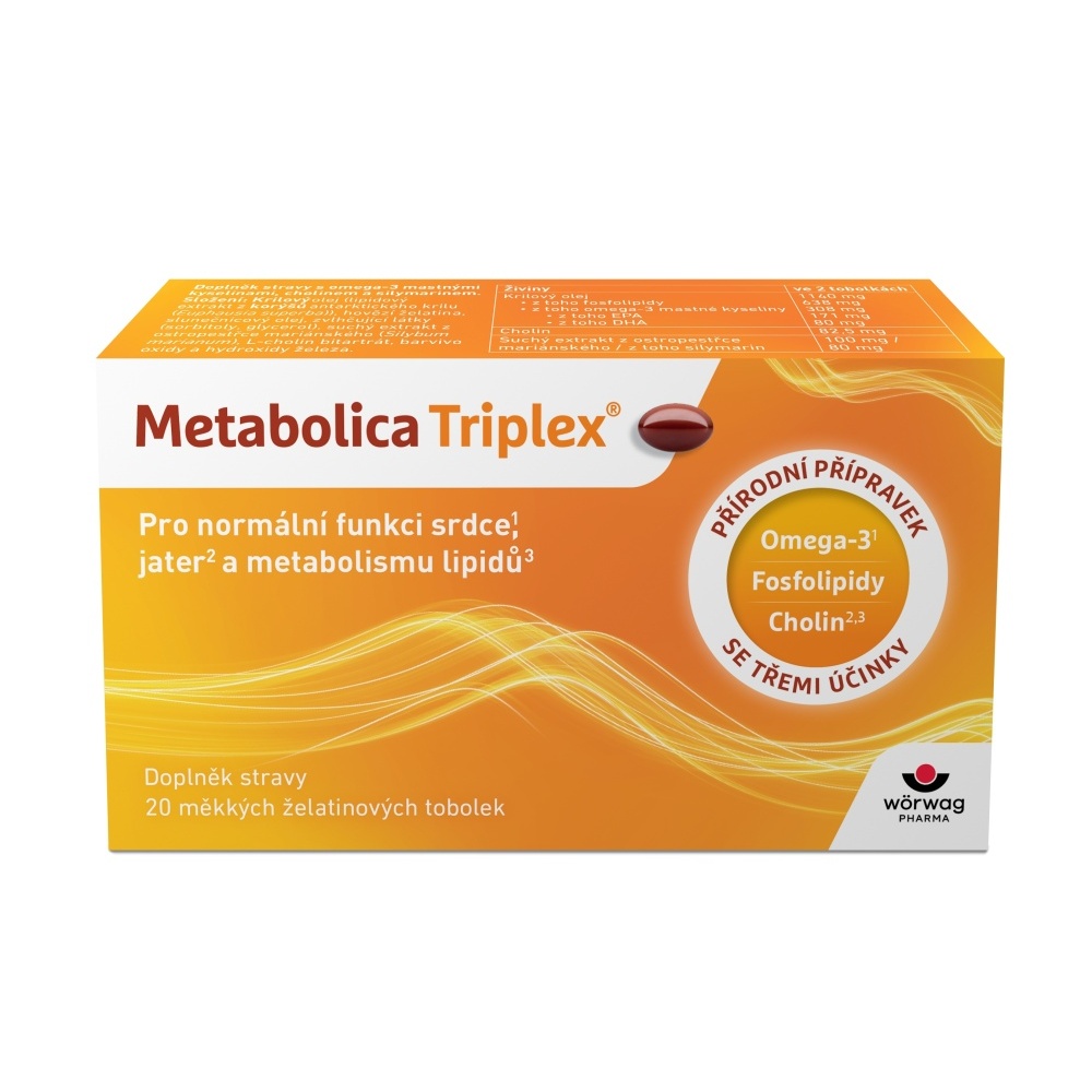 Metabolica Triplex 20 želatinových tobolek