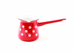 METALAC Džezva červená, puntík 11cm 0,7lt