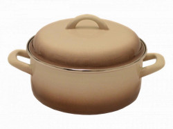 METALAC Kastrol s poklicí Capuccino 22cm 3,5lt