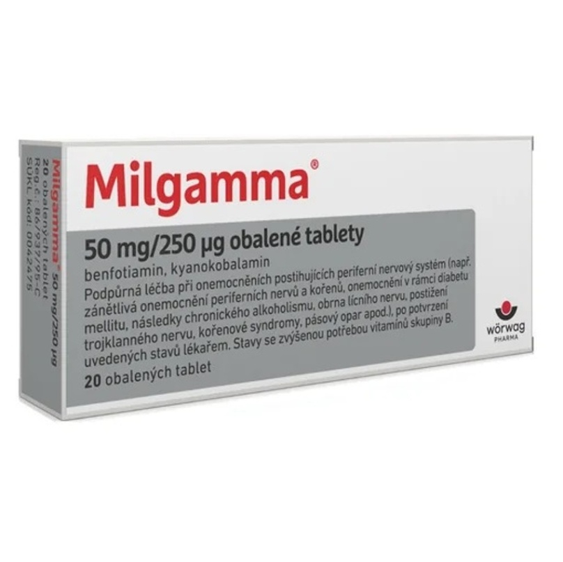 MILGAMMA  20 obalených tablet