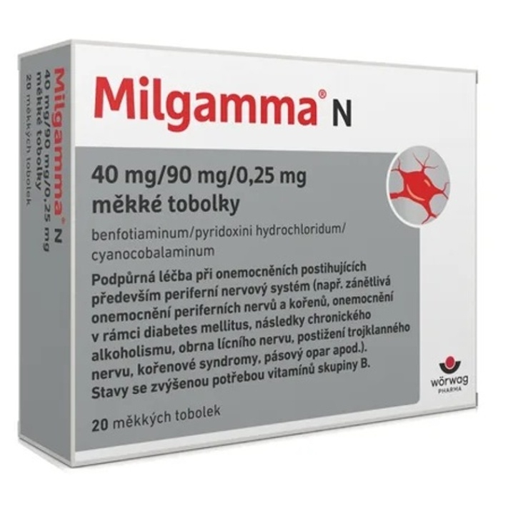 MILGAMMA N 20 měkkých tobolek