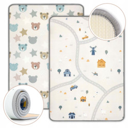 Milly Mally Pěnová podložka KINDER 178×120 cm – oboustranná hrací podložka pro děti