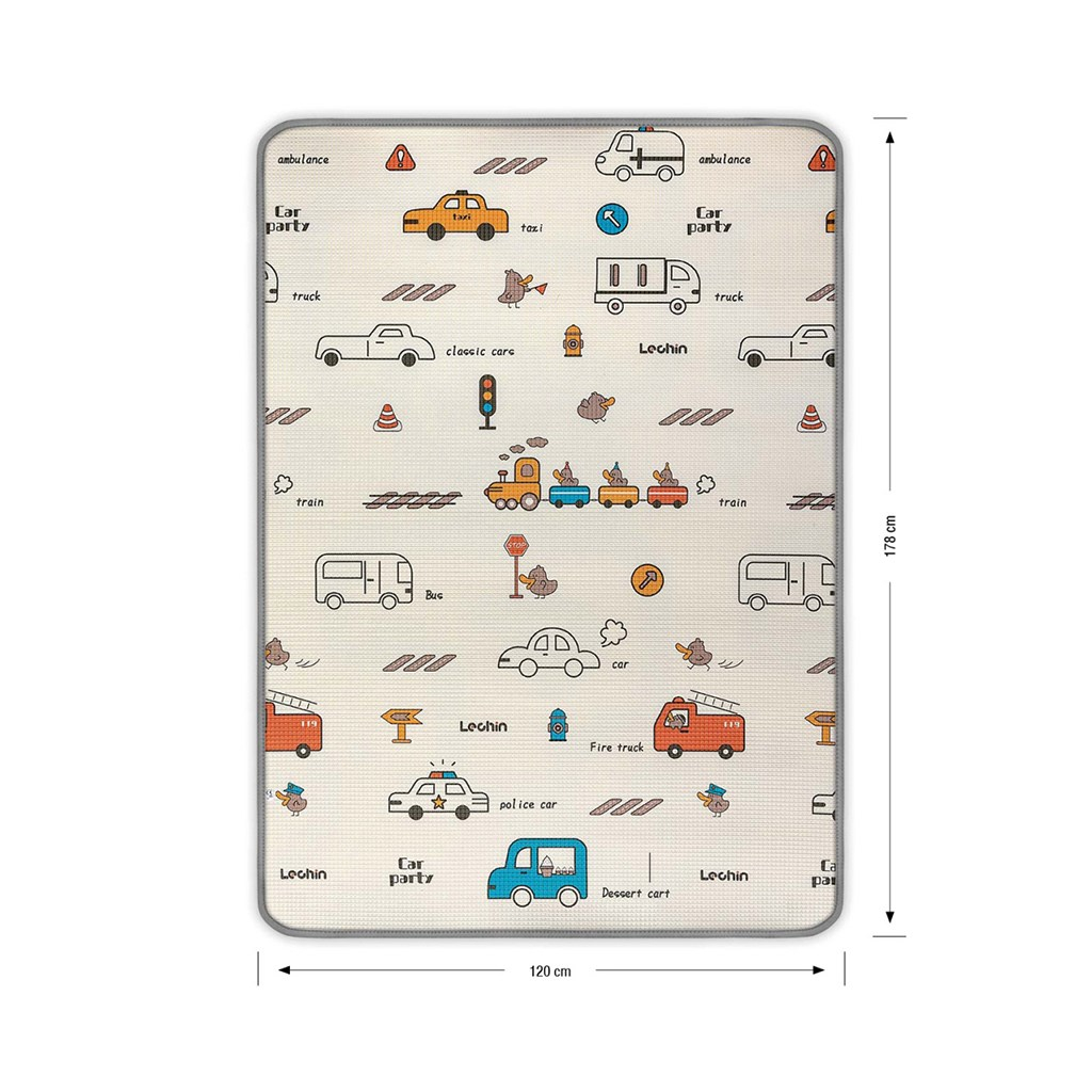 Milly Mally Pěnový koberec 180x120 cm Kinder City