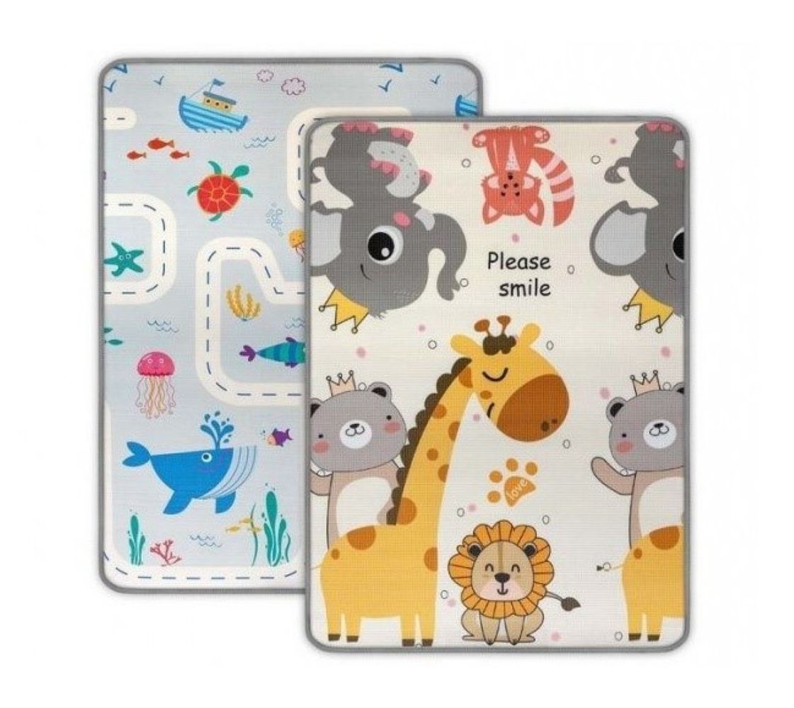 Milly Mally Pěnový koberec 180x120 cm Kinder Forest and City