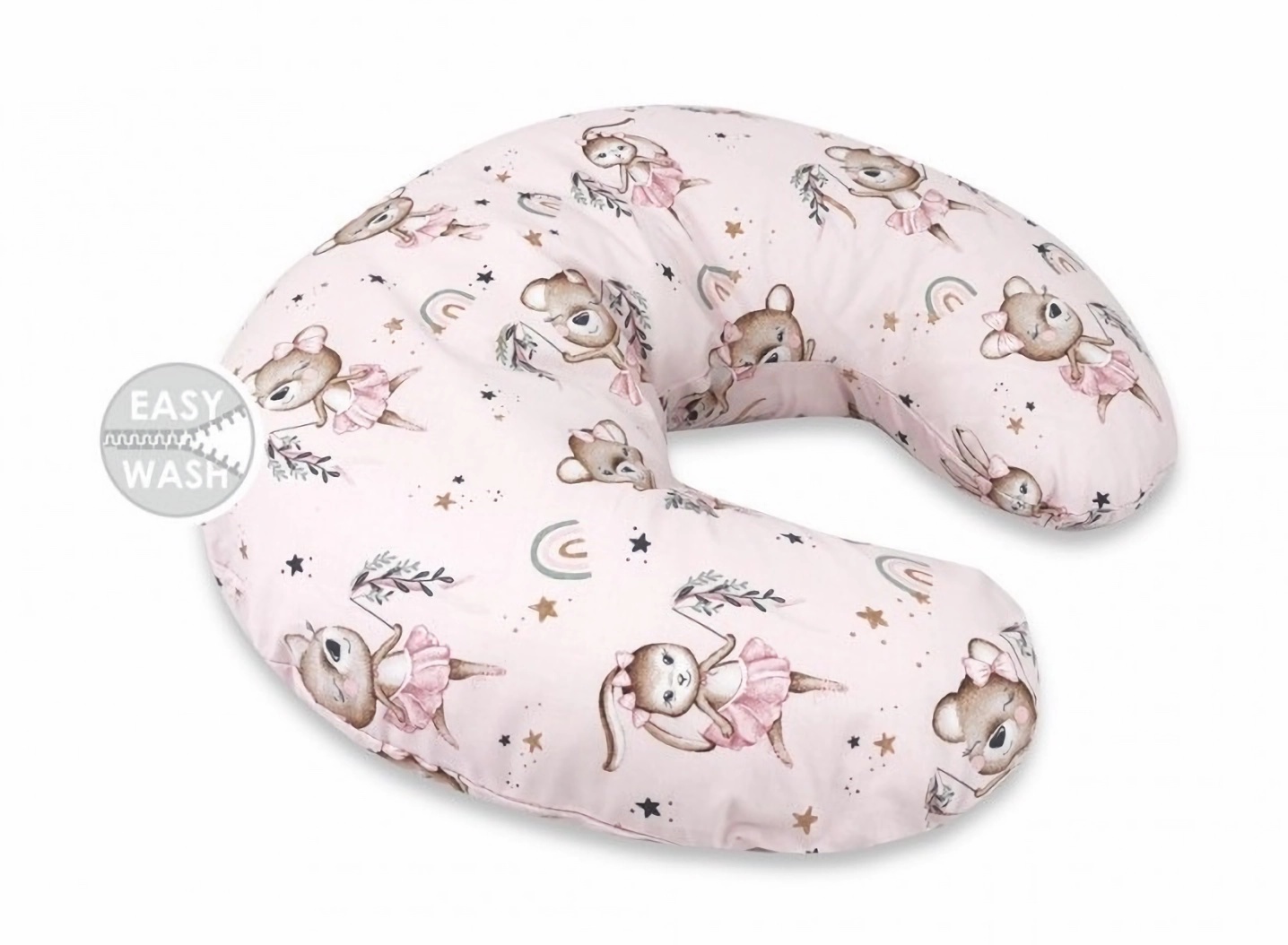 Miminu Kojící polštář/podkova, bavlna, Little Balerina - růžový