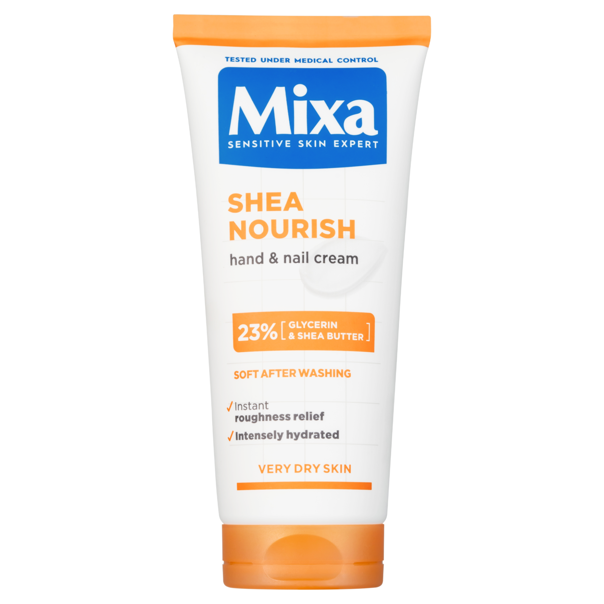 MIXA vyživující krém na ruce a nehty s bambuckým máslem 100 ml