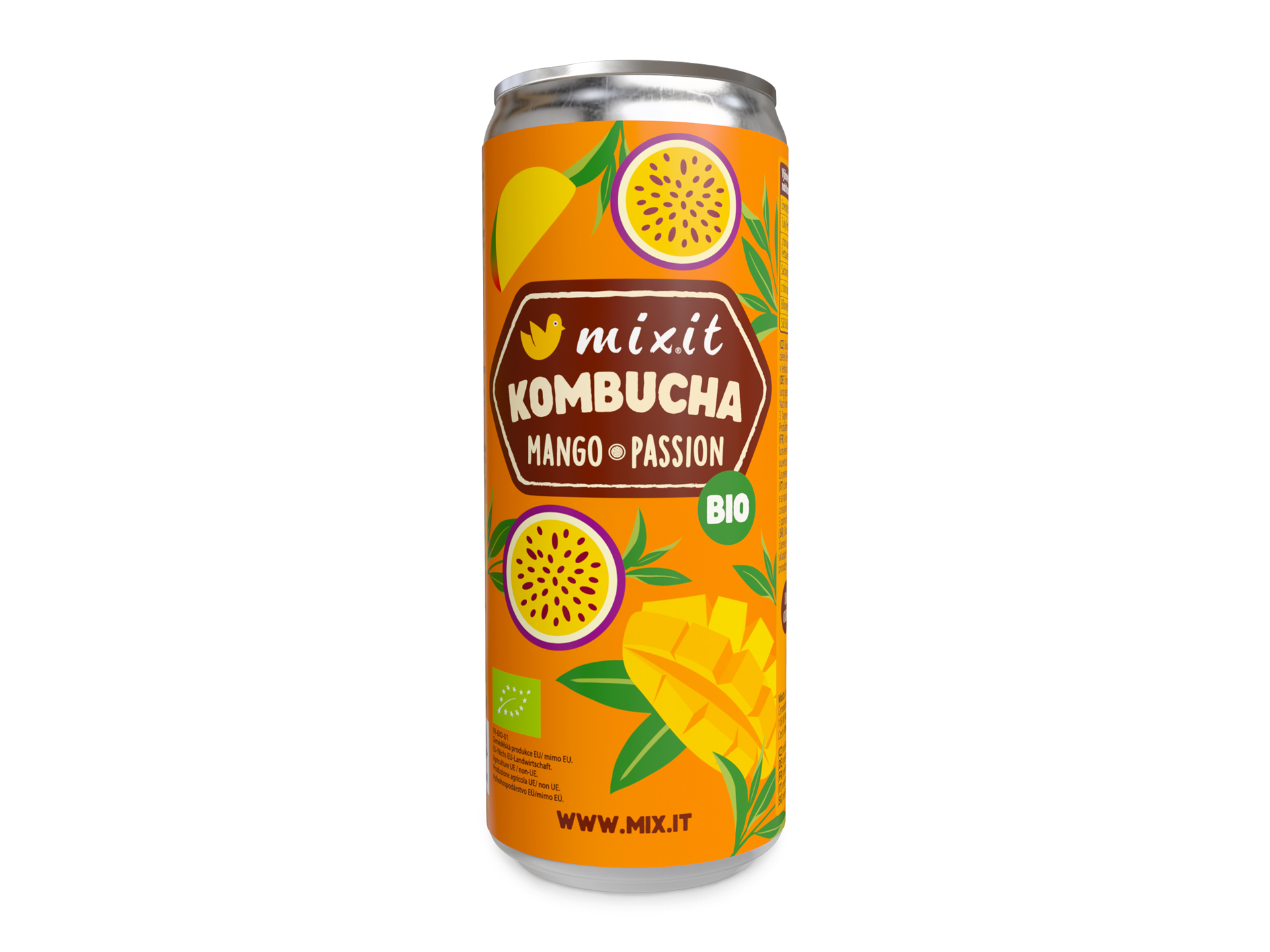 Mixit BIO Kombucha Mango a passion fruit 330 ml
