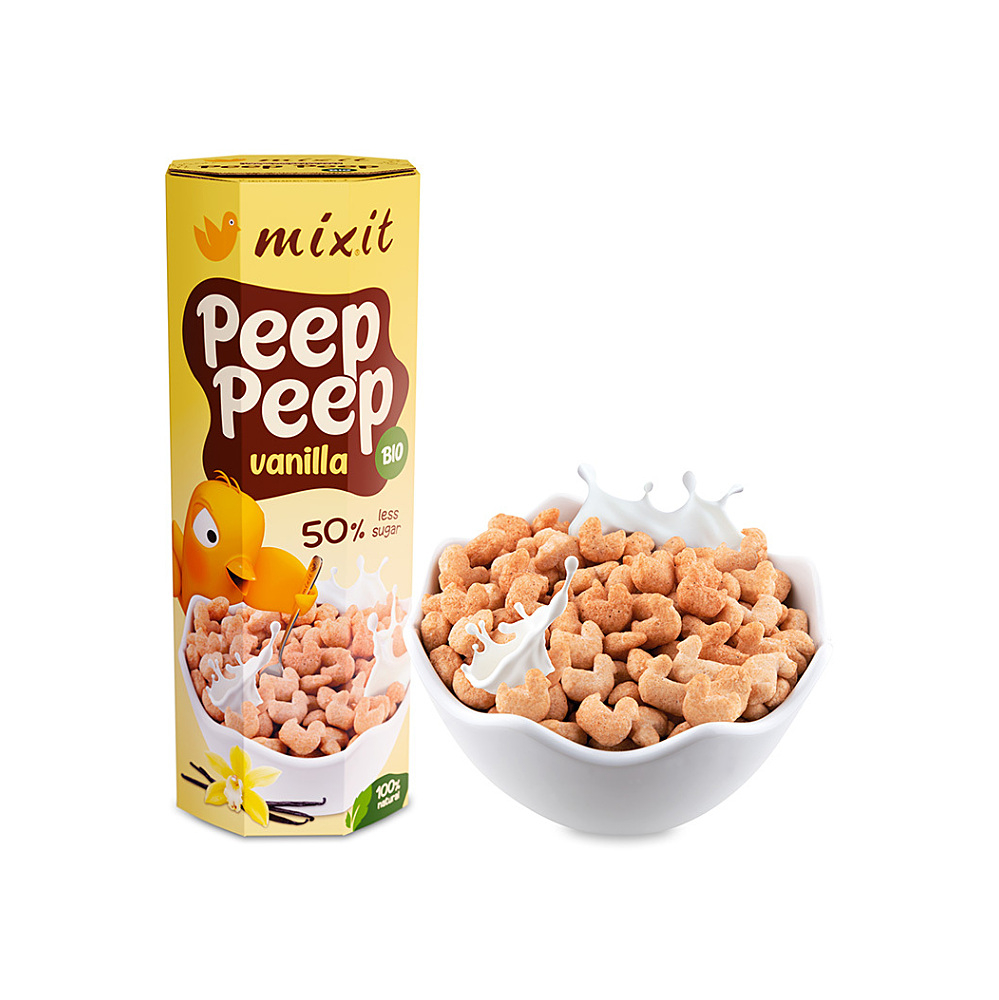 MIXIT Cereálie Peep Peep vanilka 240 g