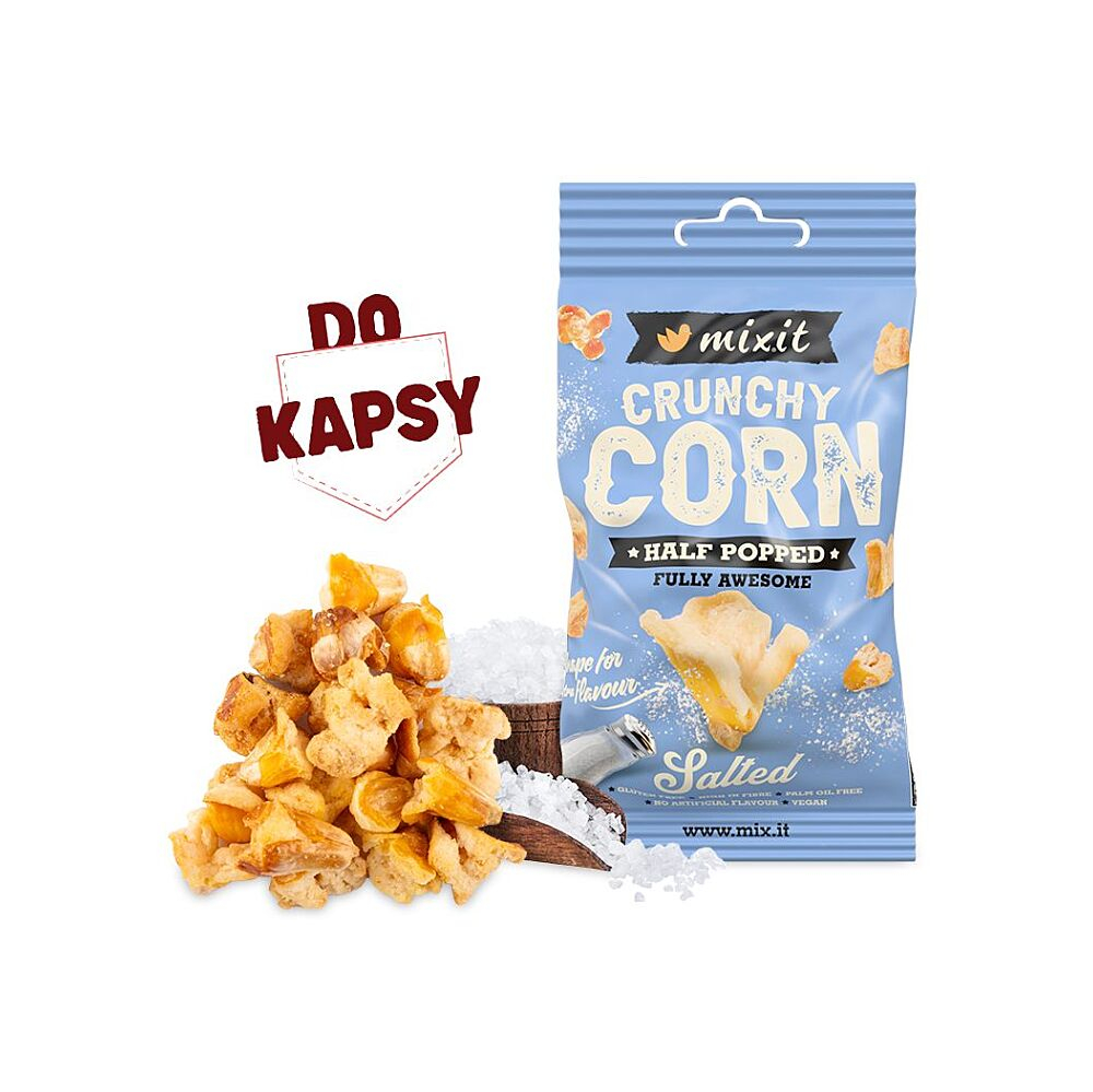 MIXIT Crunchy corn slaný do kapsy 40 g